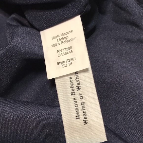 Madewell fully lined maxi dress with elastic waist and side slits. New! - Picture 9 of 10